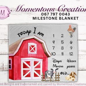 Milestone farm blanket