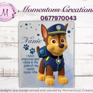 Paw Patrol Chase Fleece blanket