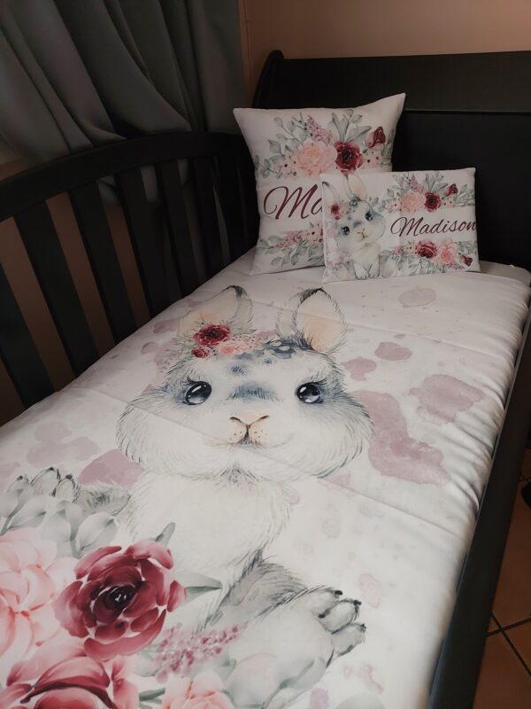 Cute Rose Bunny duvet set - Image 5