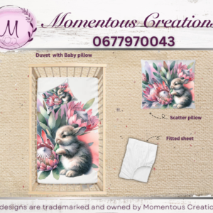 Protea bunny duvet set