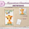 Cute Safari Giraffe Duvet set