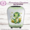 Green Dino car chair cover