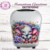 floral elephant car chair cover