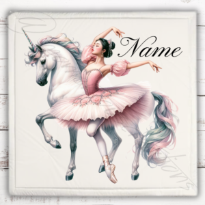 Unicorn and Ballerina Playmat