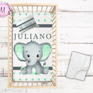 Green Ellie duvet set