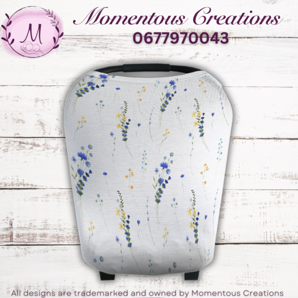 Lavender car chair cover