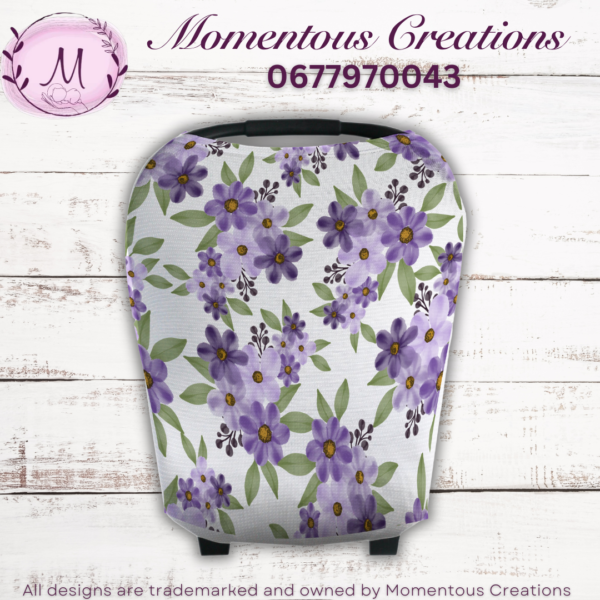 floral car chair cover