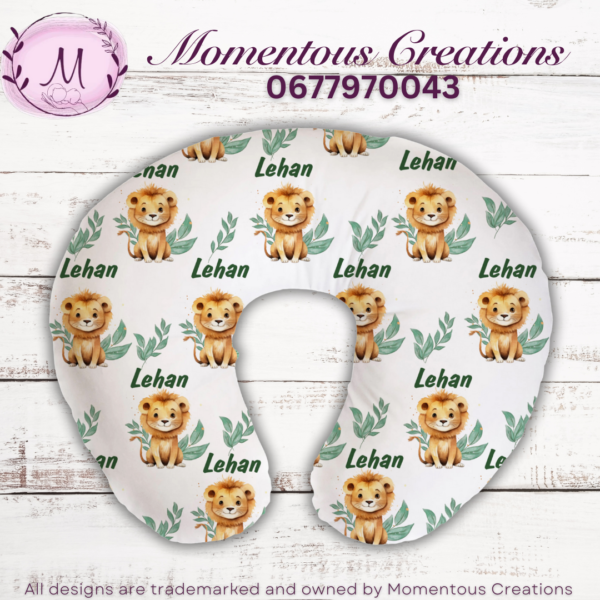 Safari Lion feeding pillow