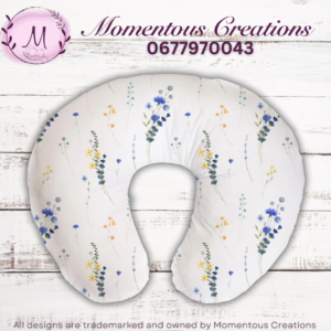 Floral feeding pillow