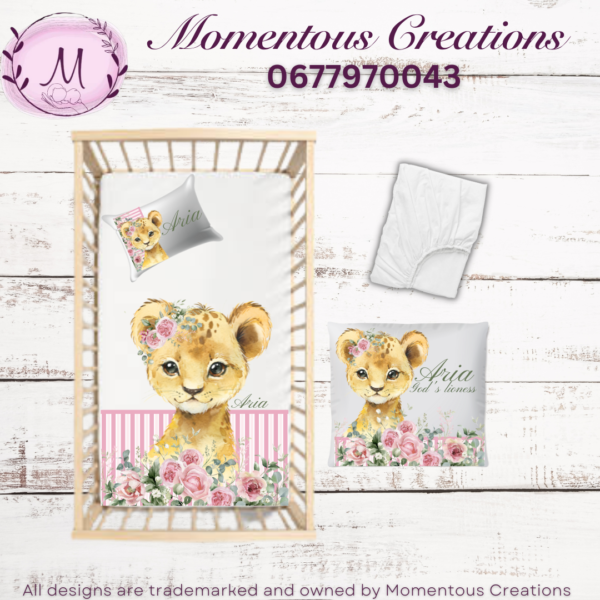 Floral Lion duvet set