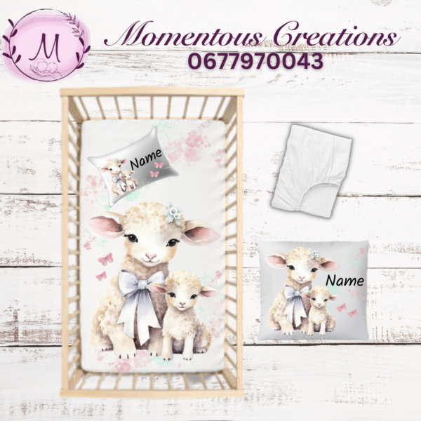 Floral Little lamb duvet set