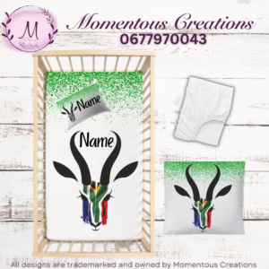 Springbok rugby buck duvet set