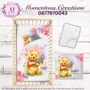 Butterfly pooh duvet set