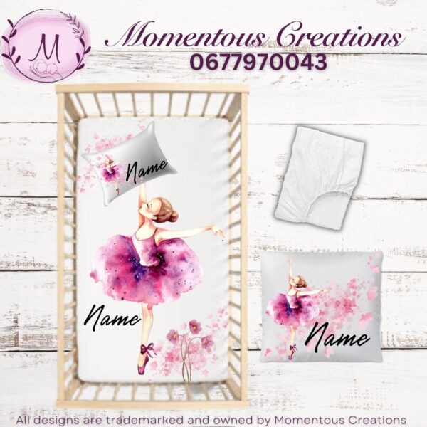 Purple Ballerina duvet set