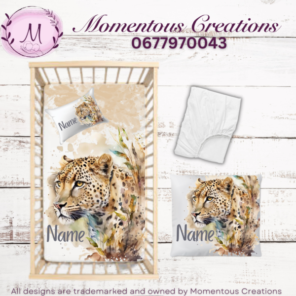 Brown Leopard duvet set