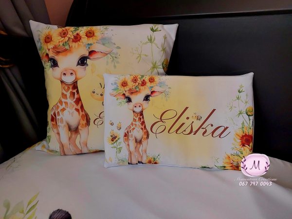 Sunflower giraffe duvet set - Image 5