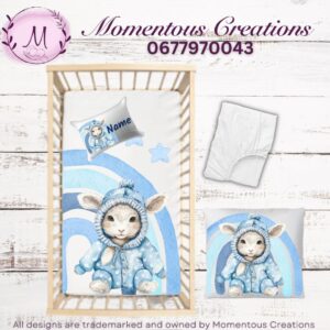 Sleepy rainbow Little lamb duvet set