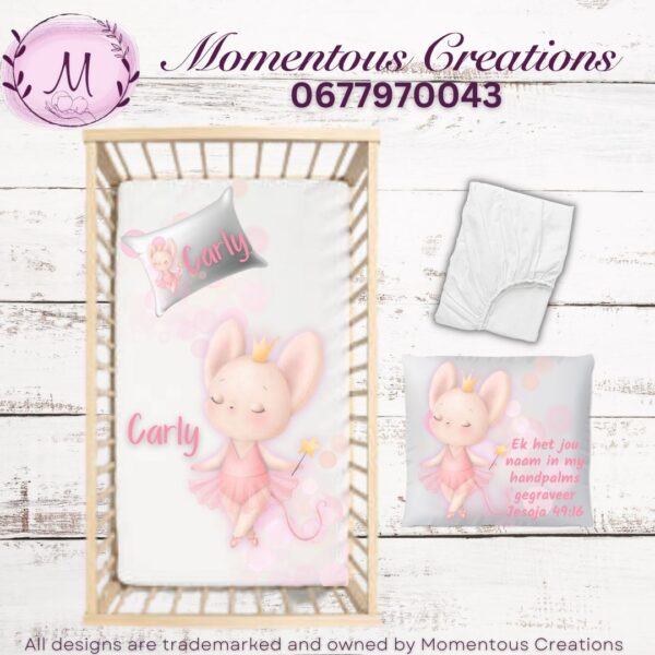 Little mouse Ballerina duvet set