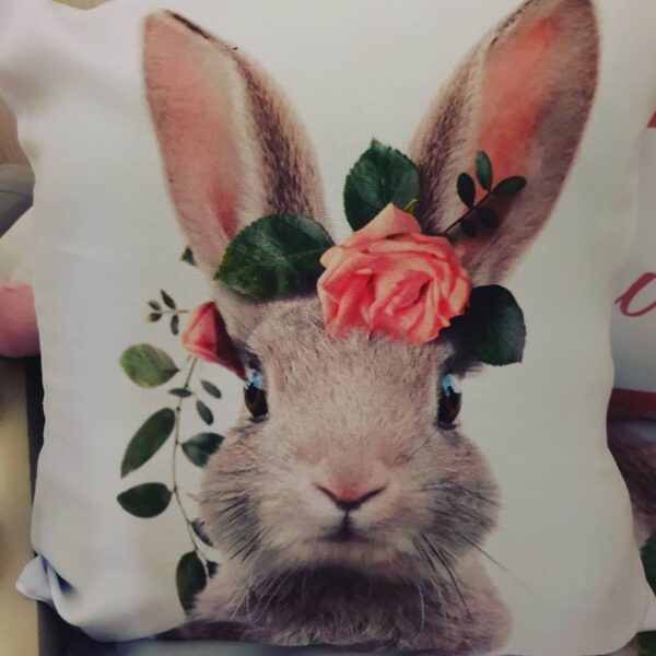 Peachy rose bunny duvet set - Image 2