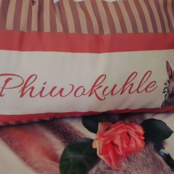 Peachy rose bunny duvet set - Image 3