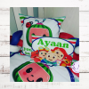 Coco Melon striped duvet set - Image 3