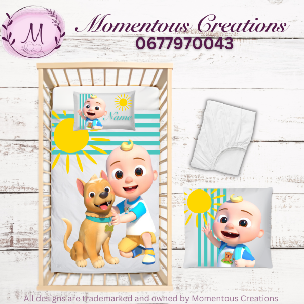 Sunny Coco Melon duvet set