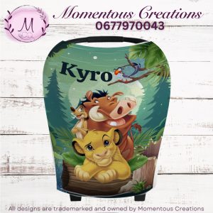 Lion king car chair cover