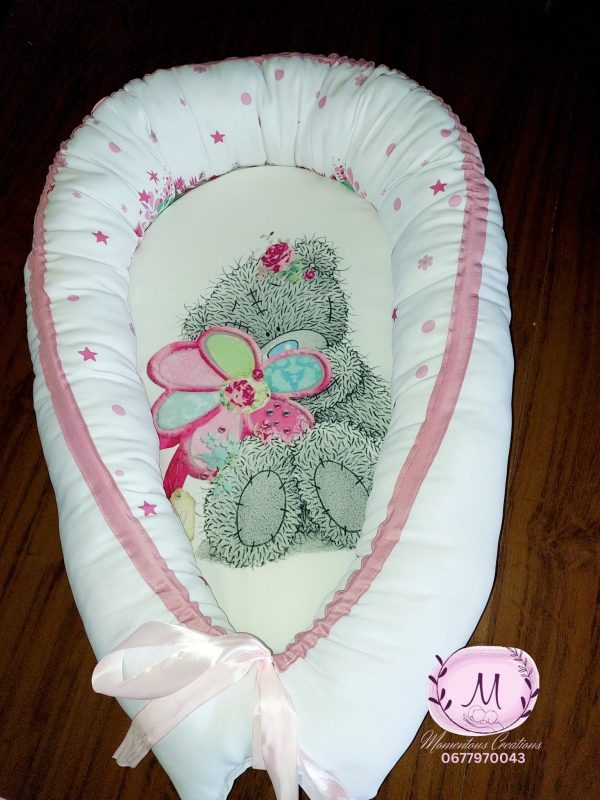 Pink Tatty teddy baby nest