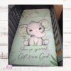Turquoise unisex elephant Duvet set - Image 2