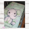 Turquoise unisex elephant Duvet set - Image 3