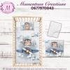 Blue grey teddy bear plane duvet set