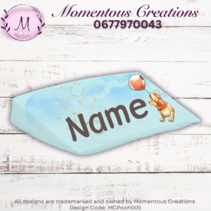 Blue Pooh Wedge Pillow