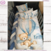 Blue hot air balloon teddy bear duvet set - Image 3