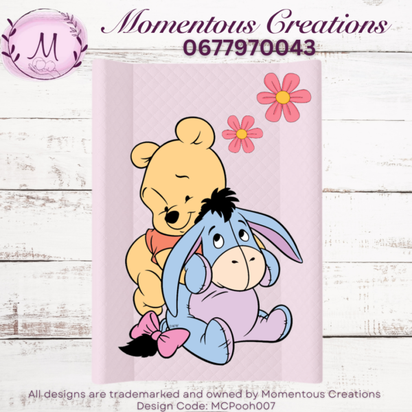 Pink Pooh Change Mat