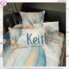 Blue hot air balloon teddy bear duvet set - Image 4