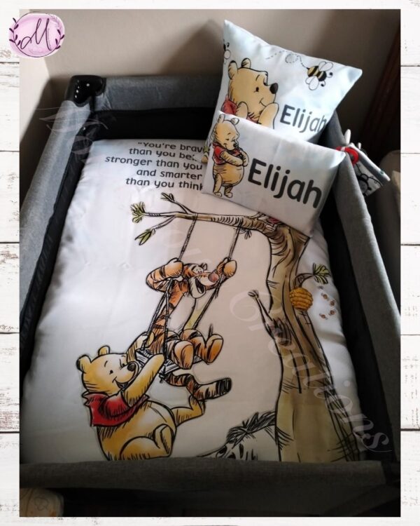 Blue Pooh Duvet set - Image 3