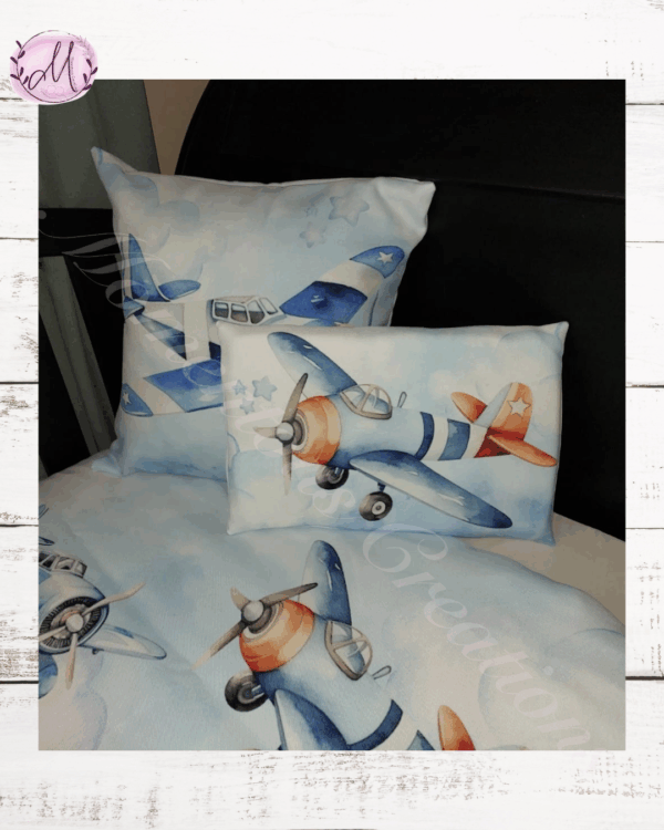 Blue Plane Baby Duvet Set - Image 5