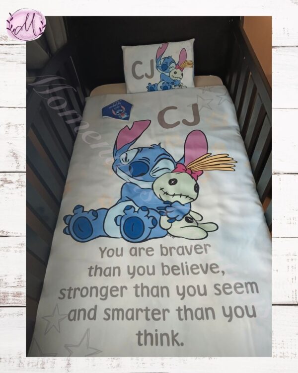 Blue Stitch Duvet Set - Image 11