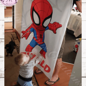 Spiderman fleece blanket