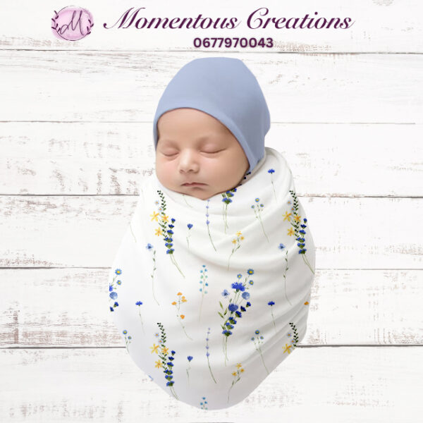 Sweetest Dreams Floral Swaddle Set