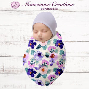 Enchanted Blooms Swaddle & Beanie Set