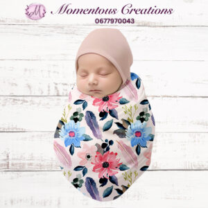 Whimsical Watercolor Swaddle Set