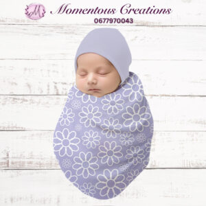The Daisy Delight Swaddle & Beanie Set