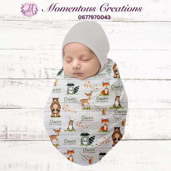 Woodlands swaddle wrap