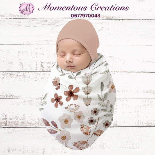 Earthy Blooms Swaddle Wrap