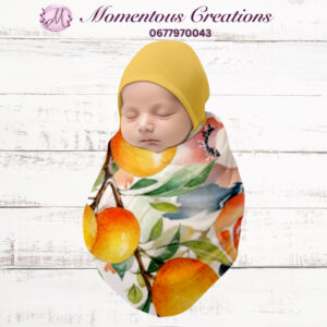 Citrus Grove Baby Swaddle Wrap