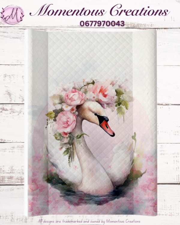 Pink Swan Baby Duvet Set - Image 3