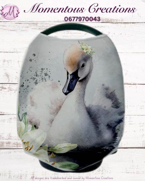 Dreamy Swan Baby Duvet Set - Image 4