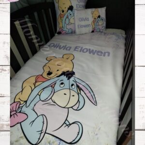 Lavender Winnie the pooh duvet set
