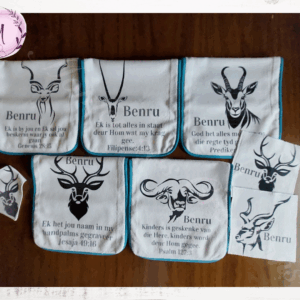 Buck burp cloth combo